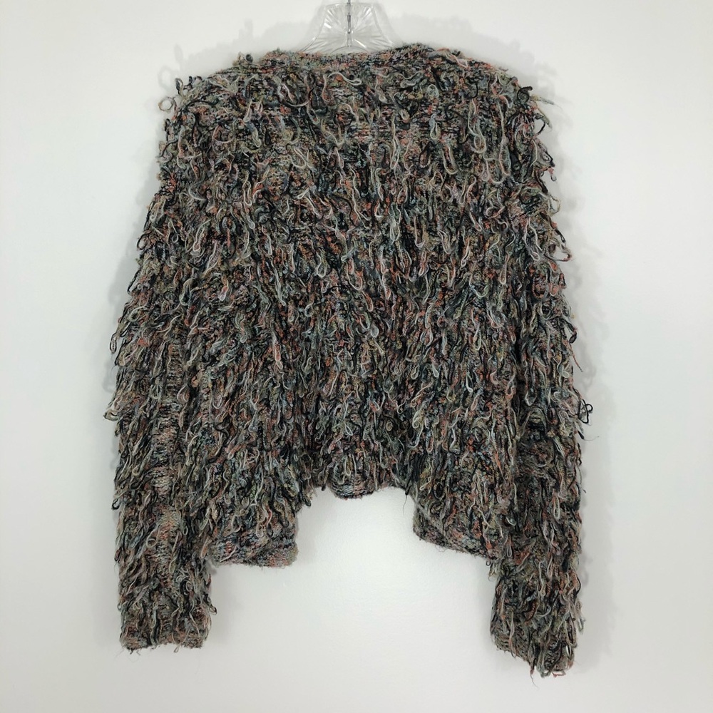Topshop Multicolor Textured Cardigan - Picture 8 of 9